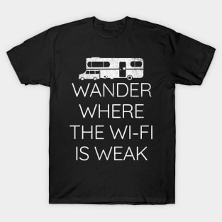 Airstream Camping Trailer Funny rv Camper Wanderlust T-Shirt